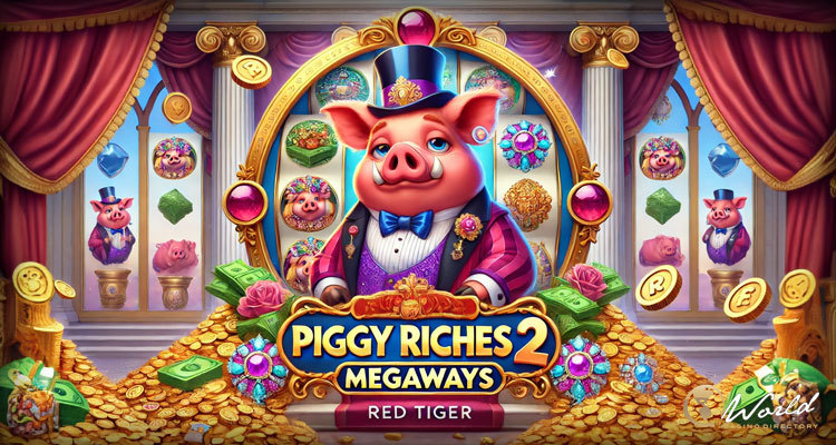 Red Tiger Gaming Launches Piggy Riches 2 Megaways with Hold & Respin and 20,000X Max Win